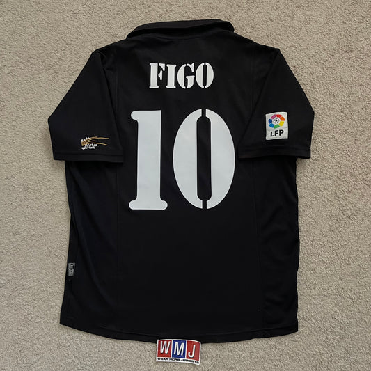 Real Madrid 2002/03 away 100th Anniversary x Luis Figo #10 (M)