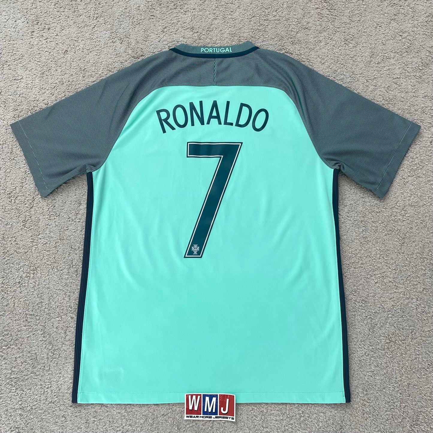 Portugal 2016 EURO away x Cristiano Ronaldo #7 (L)