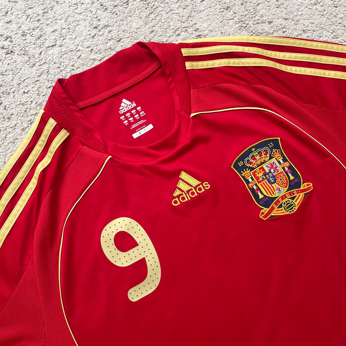 Spain 2008 EURO home x Fernando 'El Niño' Torres #9 (XXL)