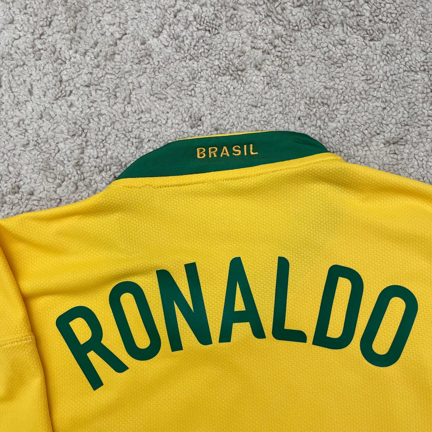 Brazil 2006 World Cup home x Ronaldo Nazario #9 (XL)