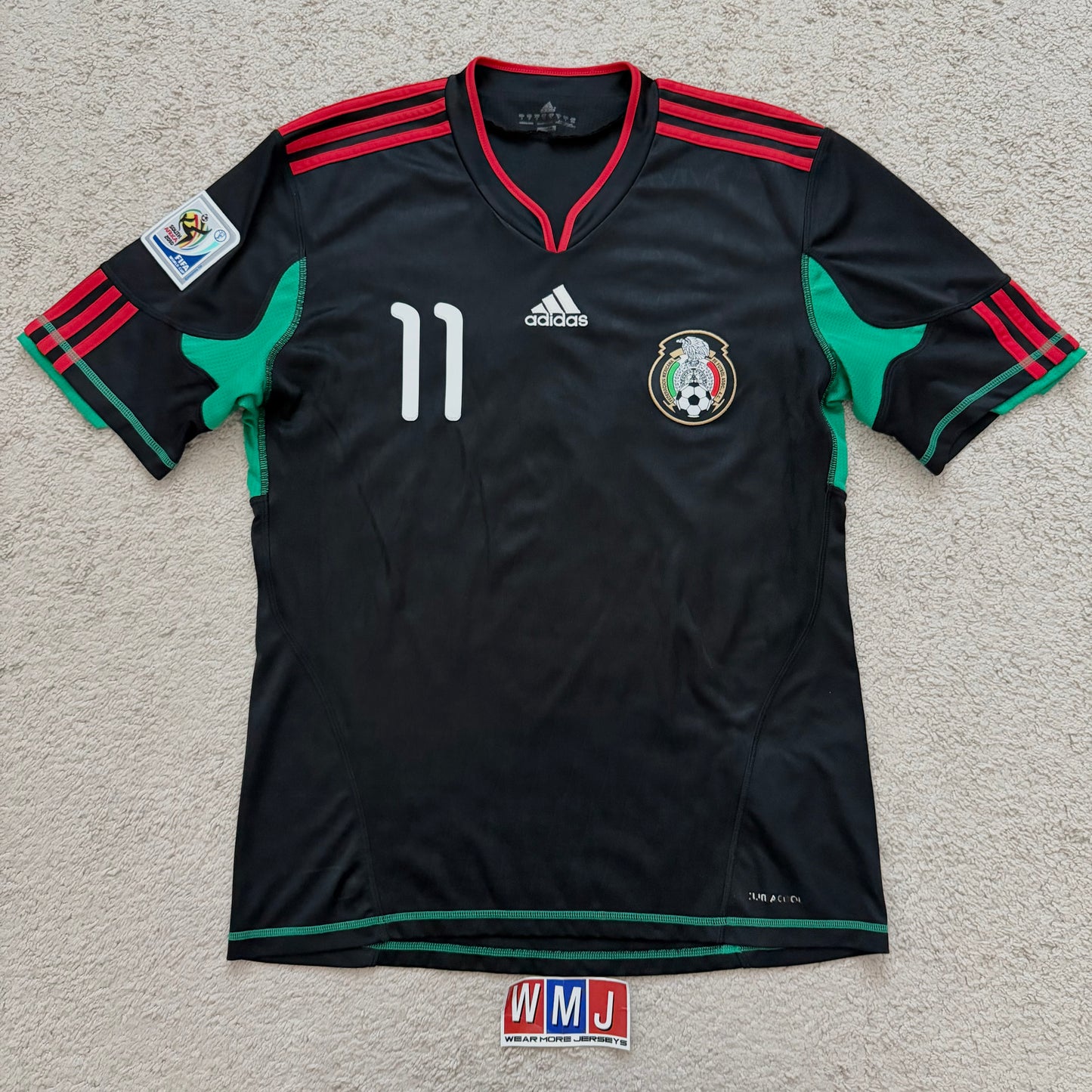 Mexico 2010 World Cup away x Carlos Vela #11 (M)