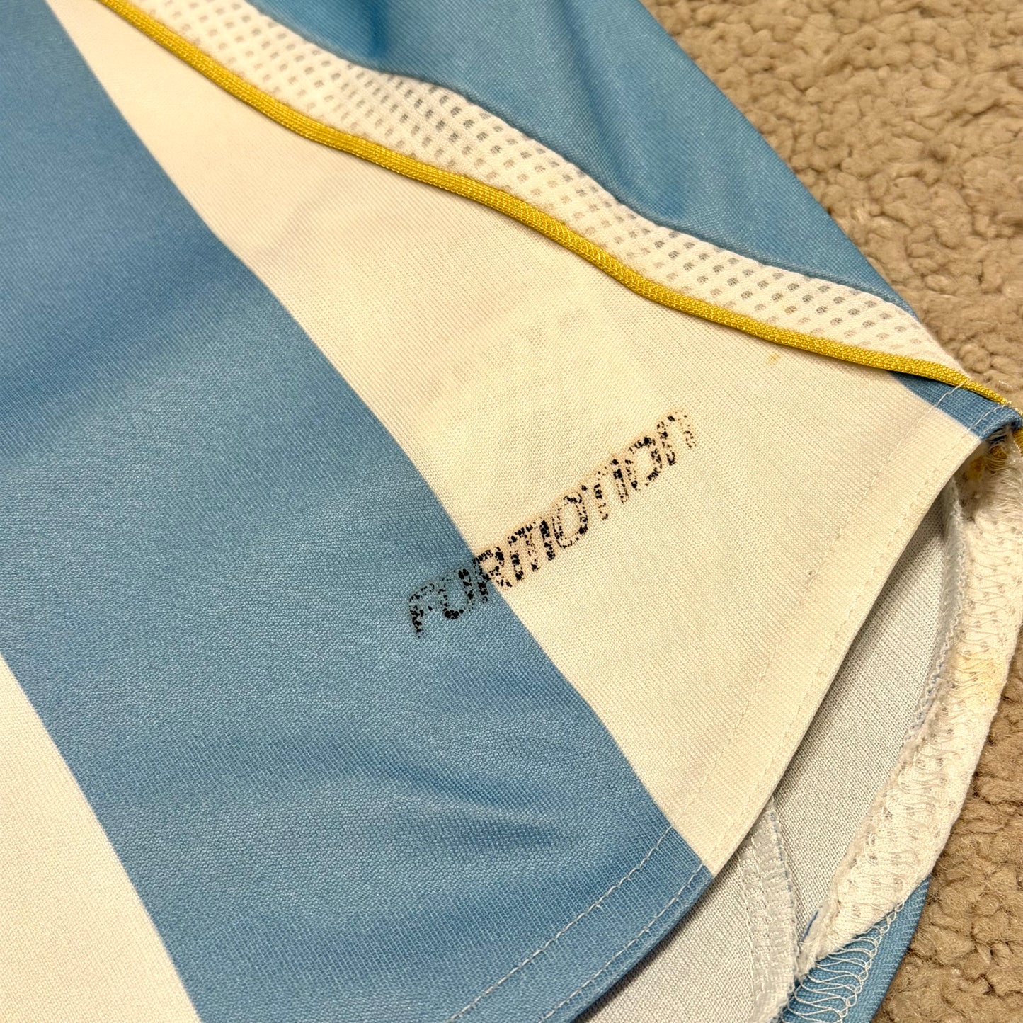 Argentina 2006 World Cup home PLAYER VERSION x Messi #19 (XL)