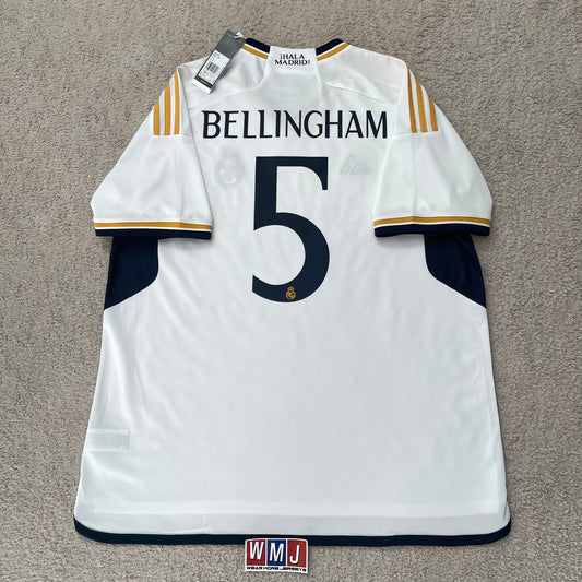 Real Madrid 2023/2024 home x Jude Bellingham #5 (XXL) *BRAND NEW WITH TAGS