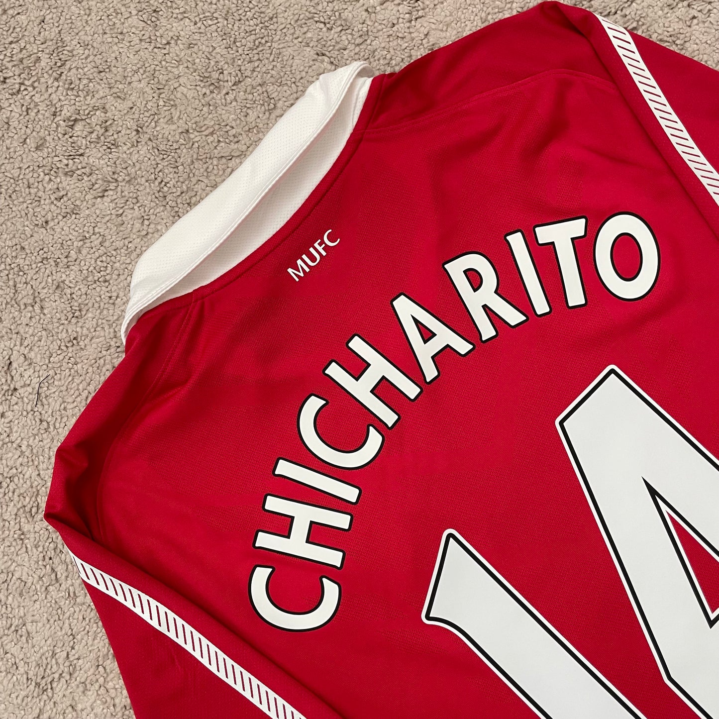 Manchester United 2010/11 home x Chicharito Hernandez #14 (XXL)