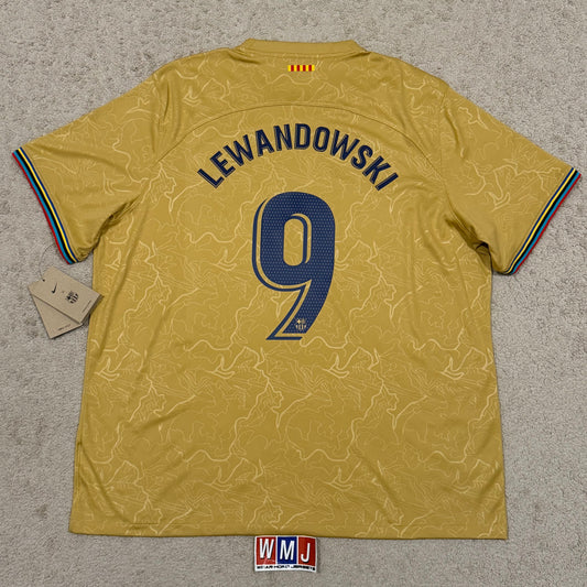 Barcelona 2022/23 away x Lewandowski #9 (XXL) *BRAND NEW WITH TAGS