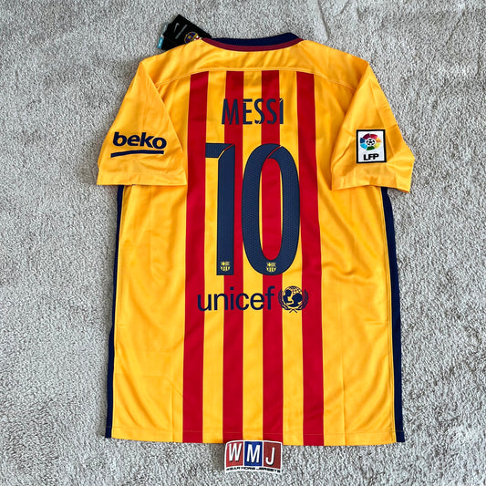 Barcelona 2015/16 away x Messi #10 (M) *BRAND NEW WITH TAGS