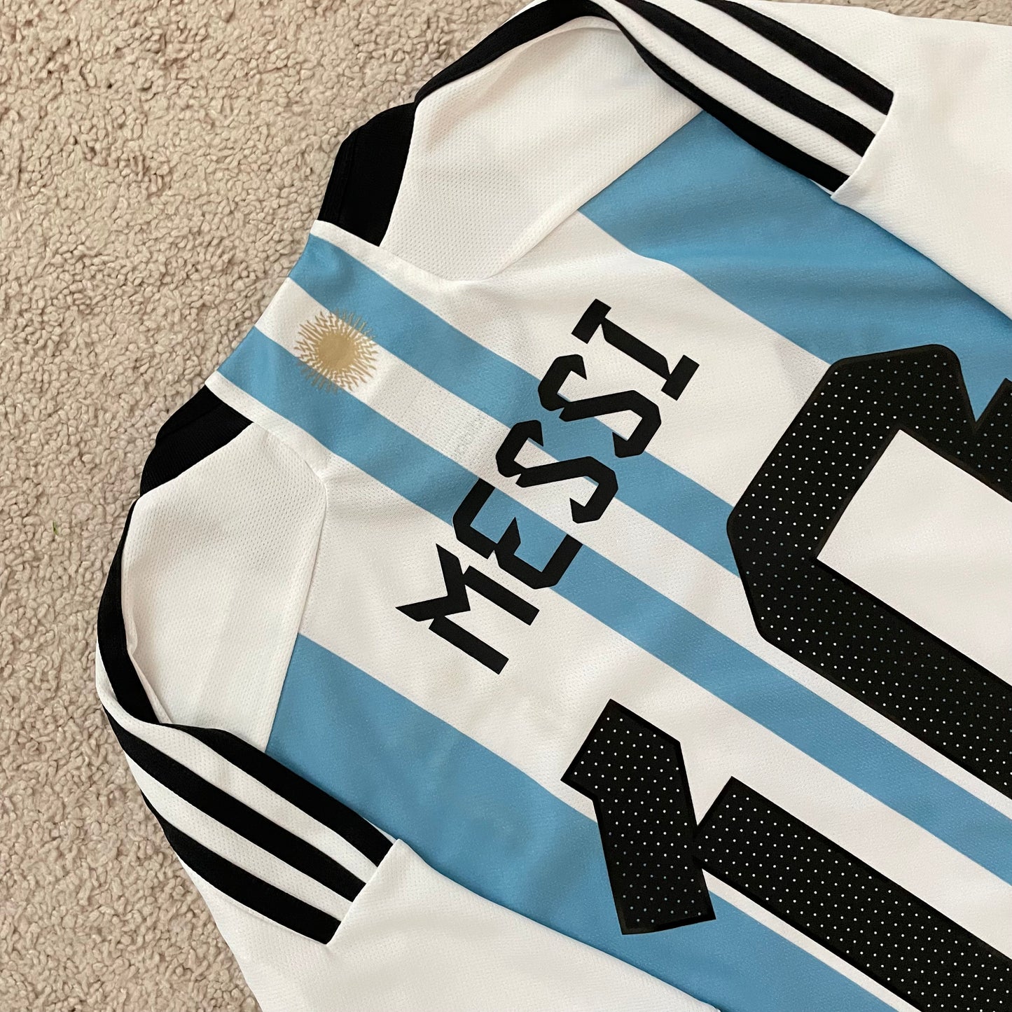 Argentina 2022 World Cup home x Messi #10 (L)