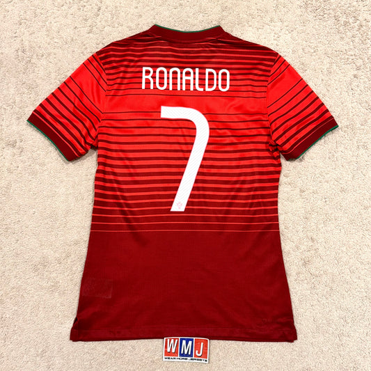 Portugal 2014 World Cup home PLAYER VERSION x Cristiano Ronaldo #7 (M)