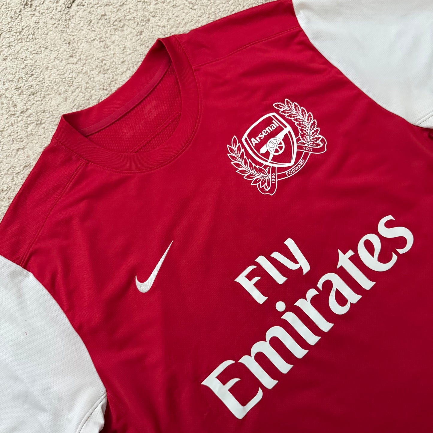 Arsenal 2011/12 home 125th Anniversary x Carlos Vela #11 (XL)