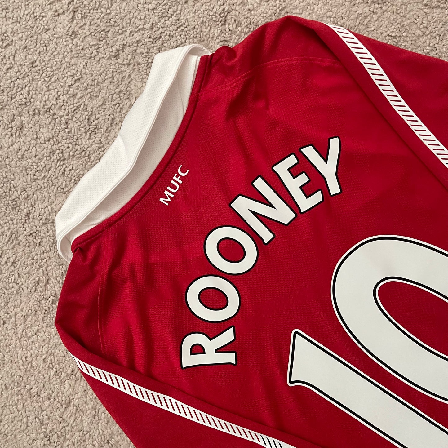 Manchester United 2010/11 home x Wayne Rooney #10 (XL)