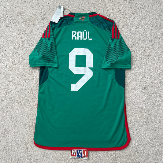 Mexico 2022 World Cup home x Raul Jimenez #9 (L) *BRAND NEW WITH TAGS