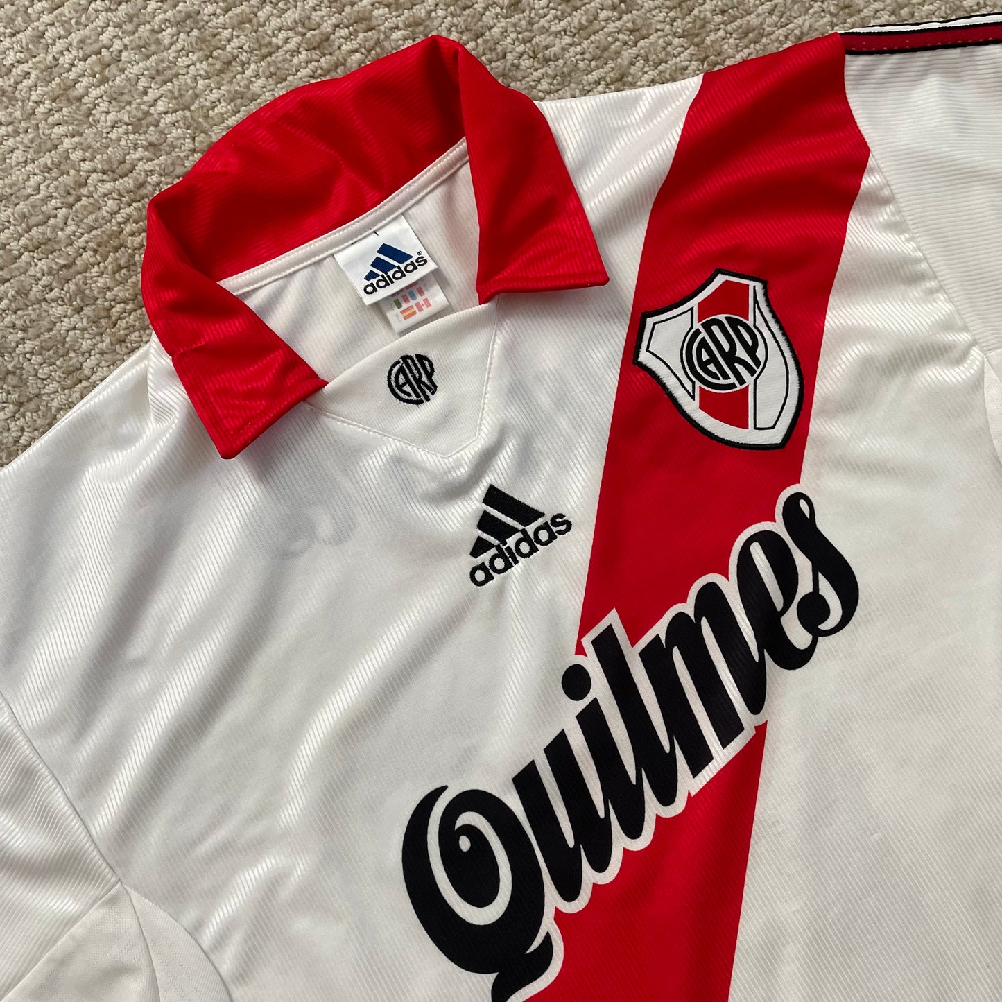 River Plate 1998/1999/2000 home x Aimar/Gallardo #10 (L)