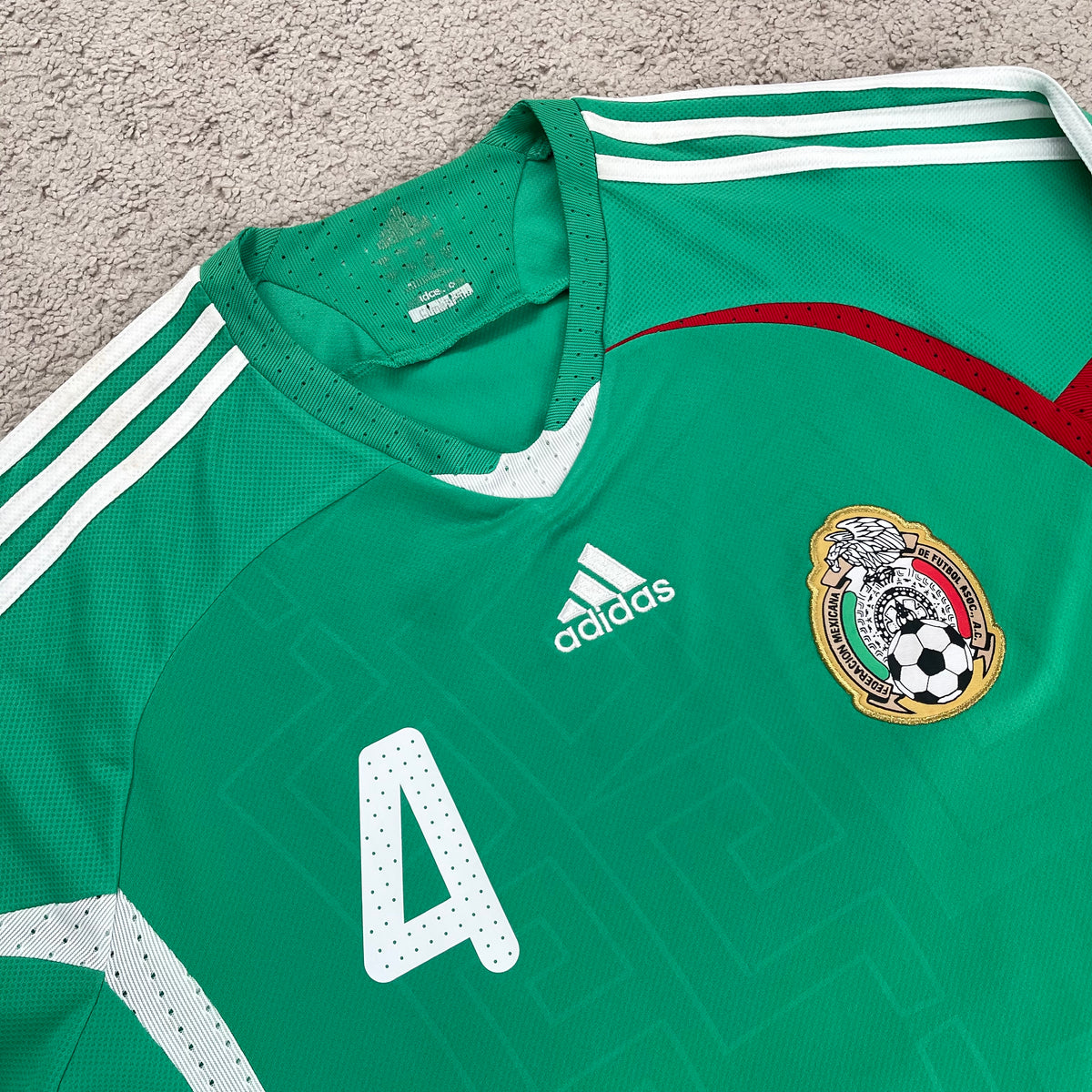 Mexico 2008/09 home 3/4 SLEEVES x Rafa Marquez #4 (L)