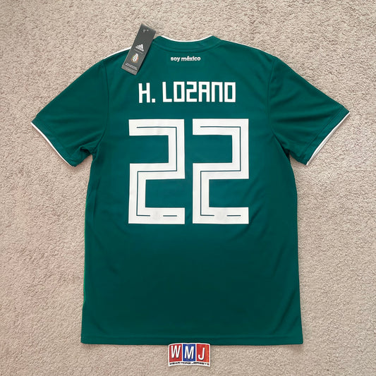 Mexico 2018 World Cup home x Hirving ‘Chucky’ Lozano #22 (M) *BRAND NEW WITH TAGS
