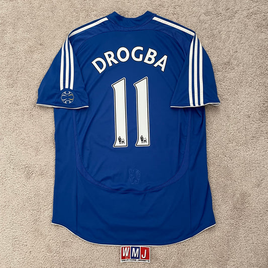 Chelsea 2007/08 home x Didier Drogba #11 (L)