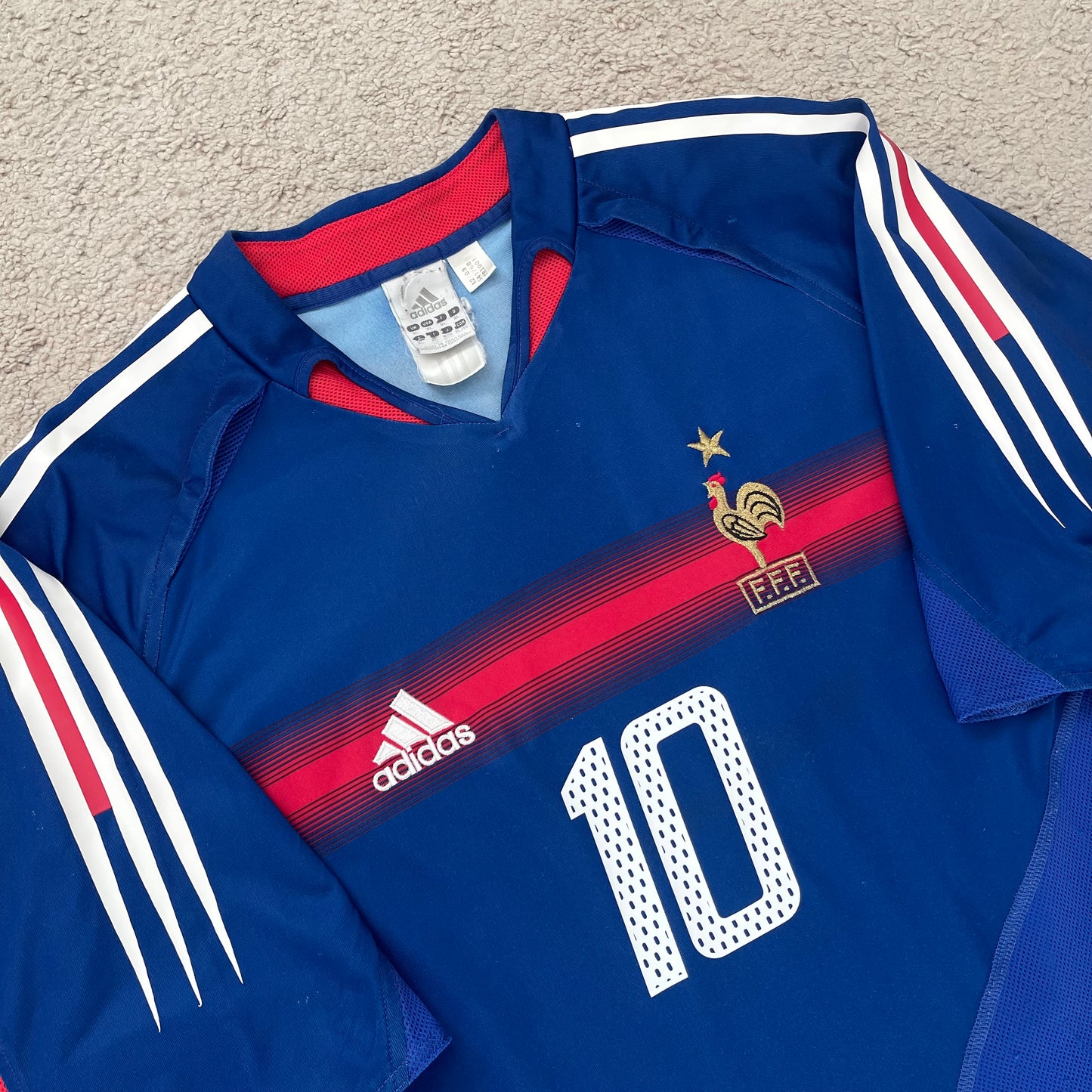 France 2004 EURO home x Zinedine Zidane #10 (XL)