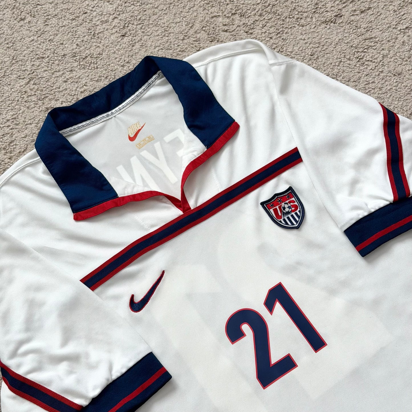 USA 1998 World Cup home x Claudio Reyna #21 (XL)