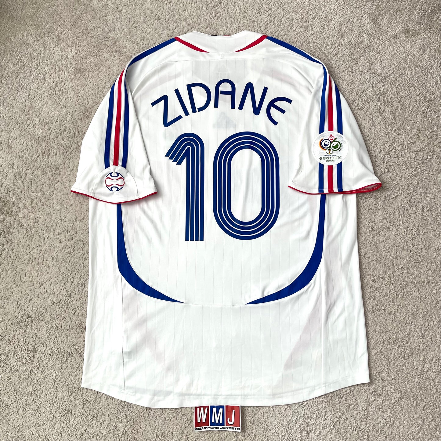 France 2006 World Cup away x Zinedine Zidane #10 (XL)