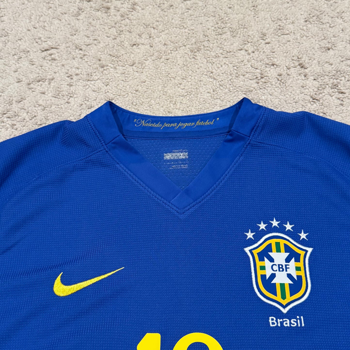 Brazil 2008/2009/2010 away x Ronaldinho #10 (L)