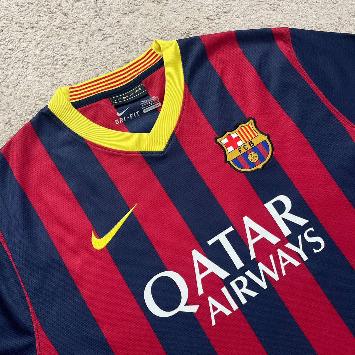 Barcelona 2013/14 home LONG SLEEVES x Messi #10 (XL)