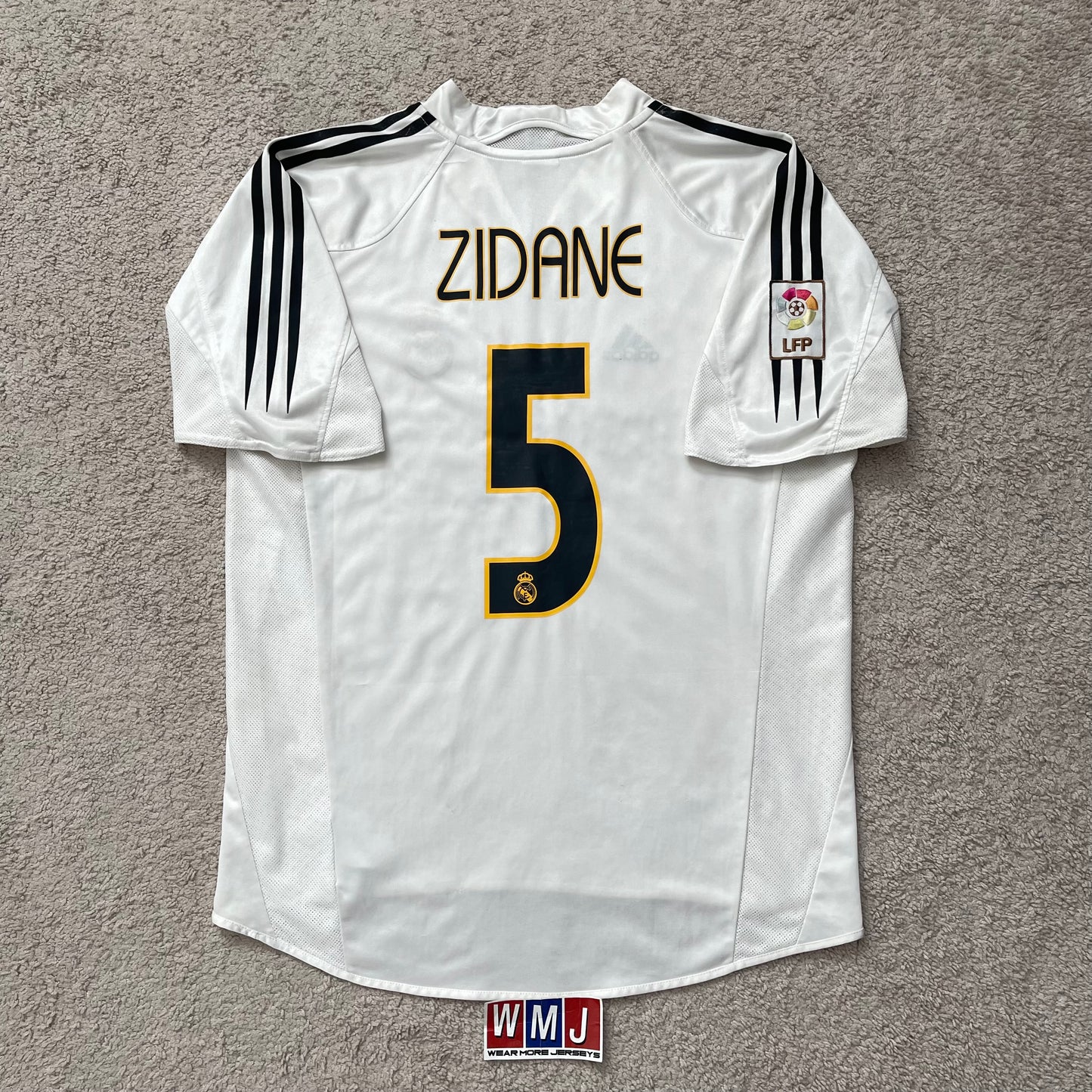 Real Madrid 2004/05 home x Zinedine Zidane #5 (L)