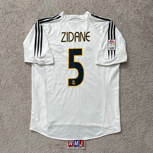 Real Madrid 2004/05 home x Zinedine Zidane #5 (L)