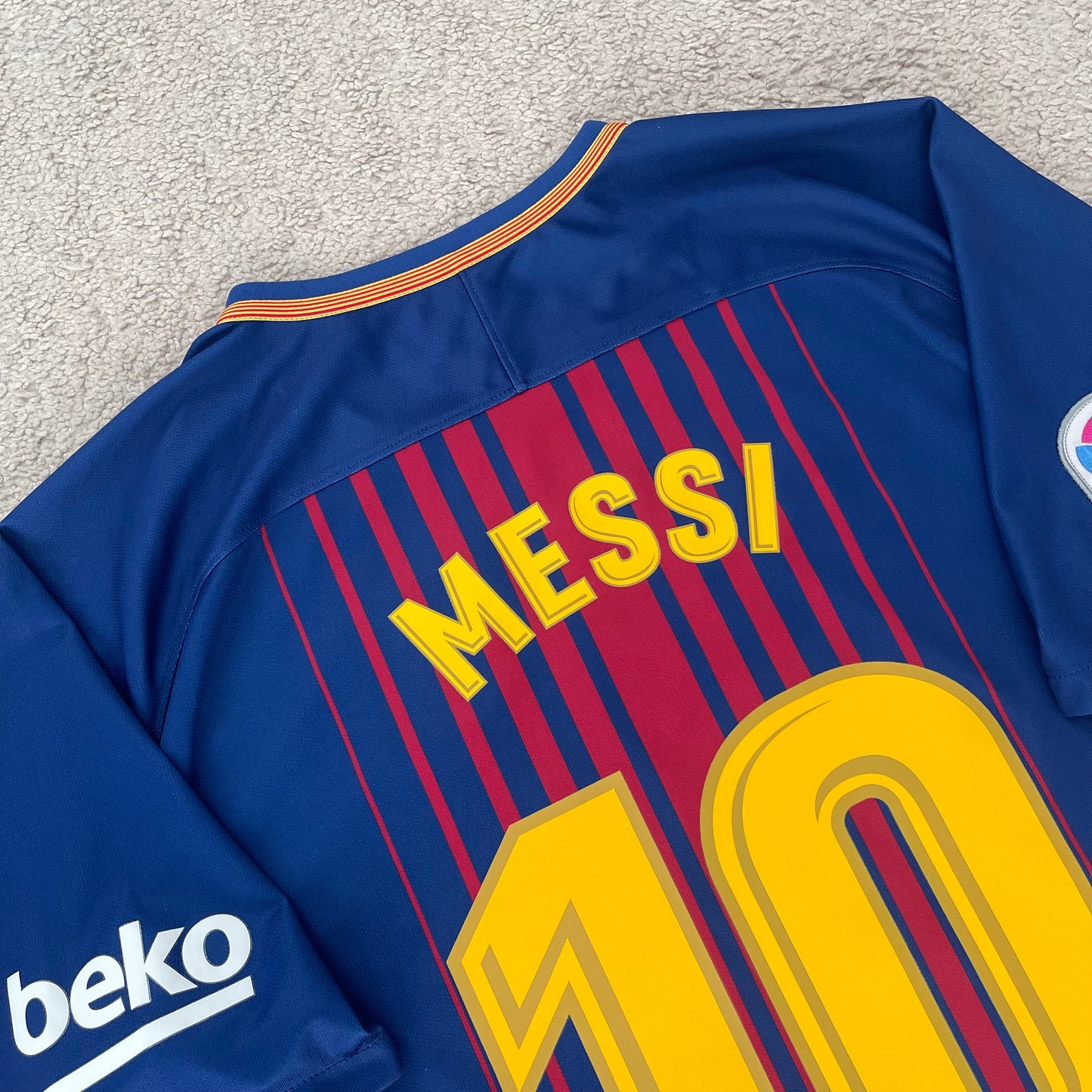 Barcelona 2017/18 home x Messi #10 (XL)