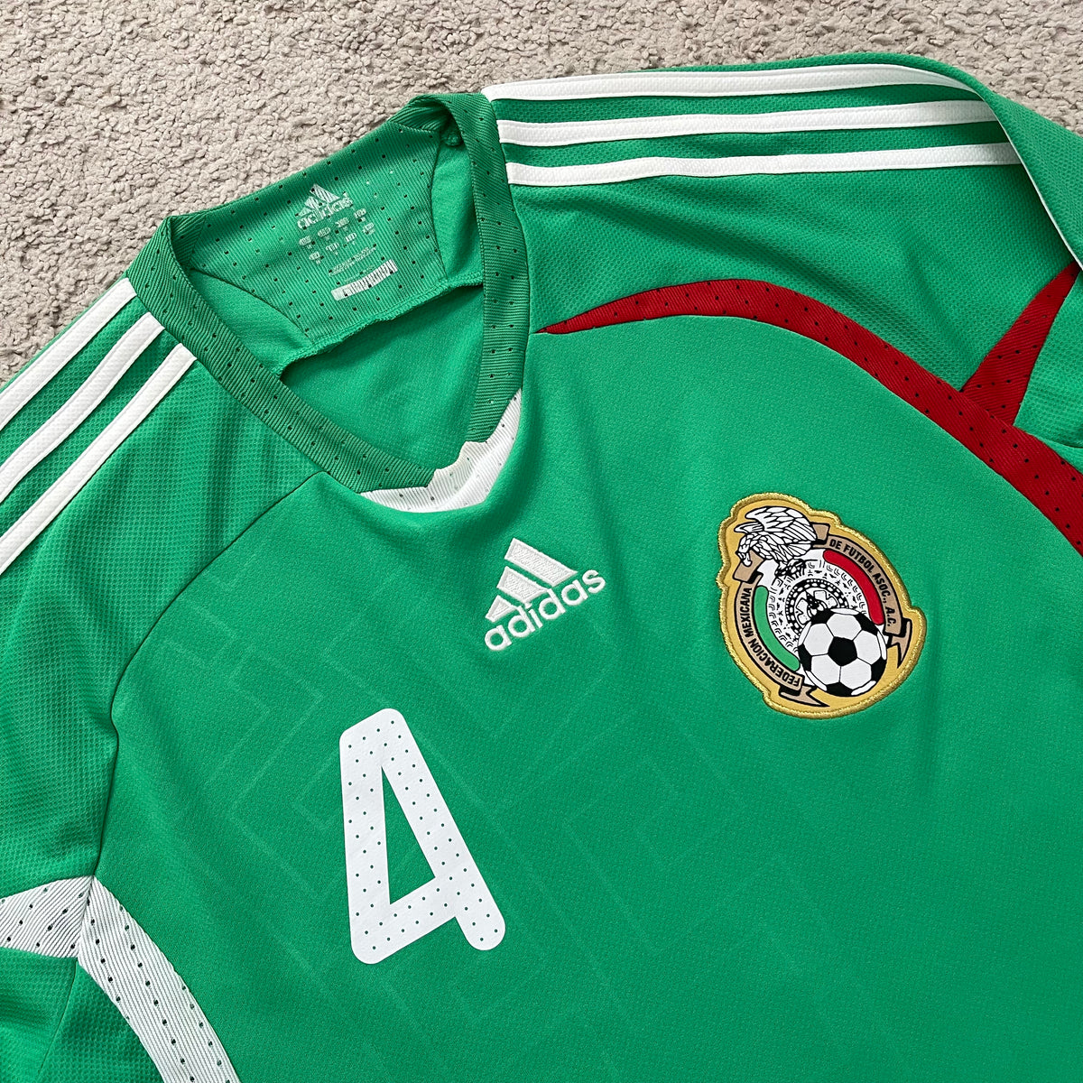 Mexico 2008/09 home 3/4 SLEEVES x Rafa Marquez #4 (M)