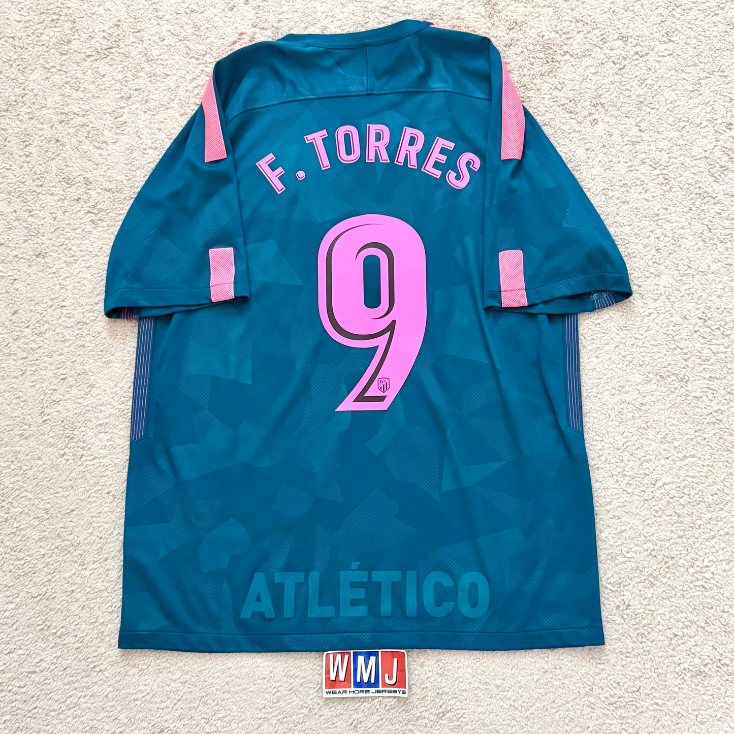Atletico Madrid 2017/18 third x Fernando 'El Niño' Torres #9 (XL)