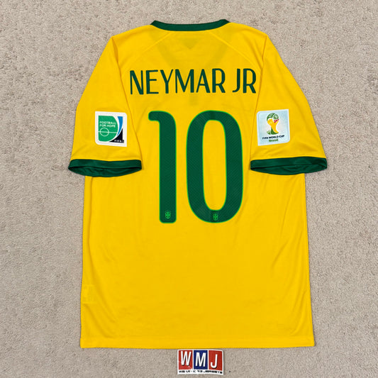 Brazil 2014 World Cup home x Neymar Jr #10 (M)