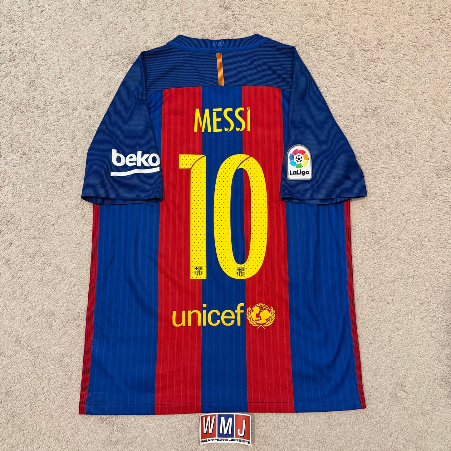 Barcelona 2016/17 home x Messi #10 (M)