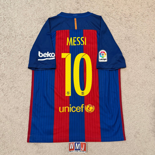 Barcelona 2016/17 home x Messi #10 (M)