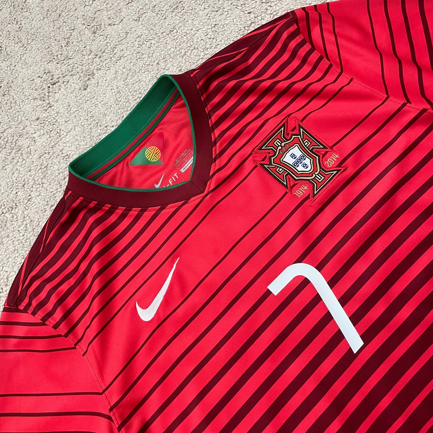 Portugal 2014 World Cup home x Cristiano Ronaldo #7 (L)