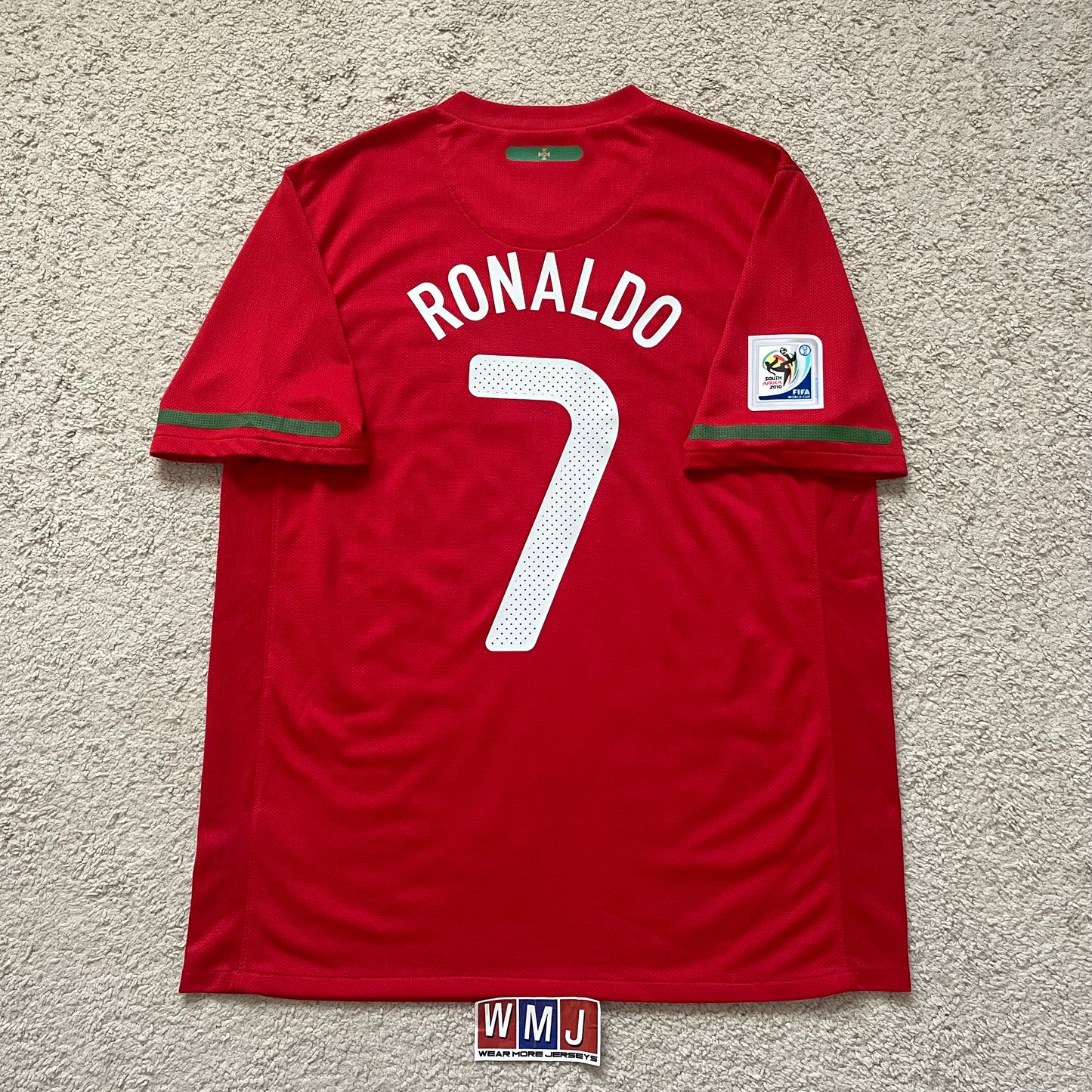 Portugal 2010 World Cup home x Cristiano Ronaldo #7 (L)