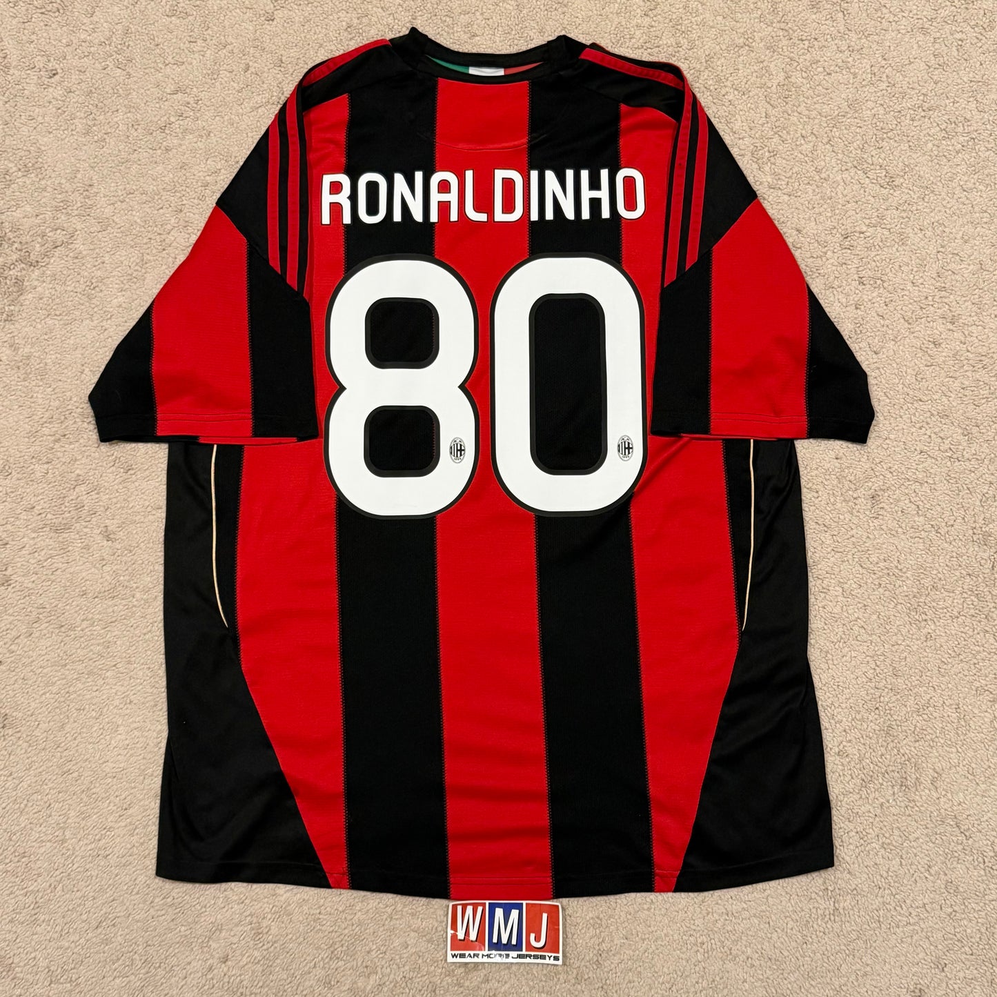 AC Milan 2010/11 home x Ronaldinho #80 (XL)