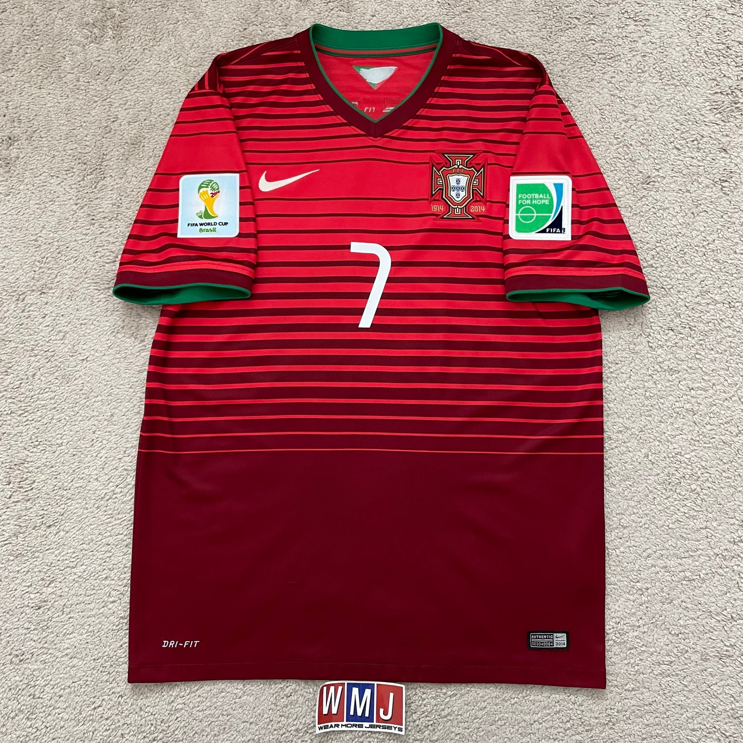 Portugal 2014 World Cup home x Cristiano Ronaldo #7 (M)