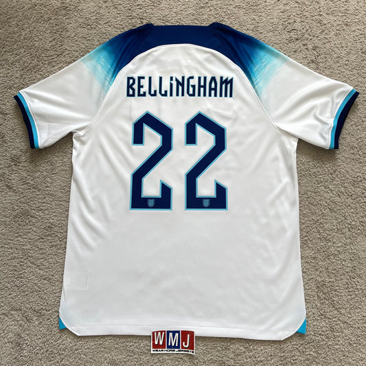 England 2022 World Cup home x Jude Bellingham #22 (L) *BRAND NEW WITHOUT TAGS