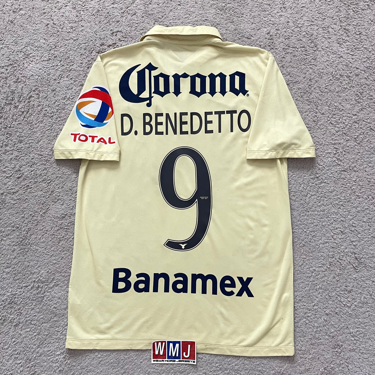 Club America 2014/15 home x Dario Benedetto #9 (M)