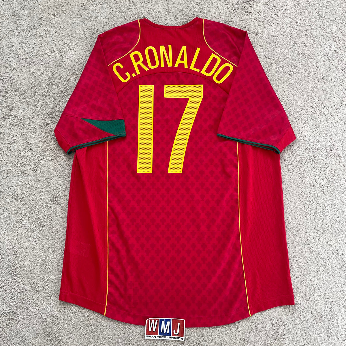 Portugal 2004 EURO home x Cristiano Ronaldo #17 (L)