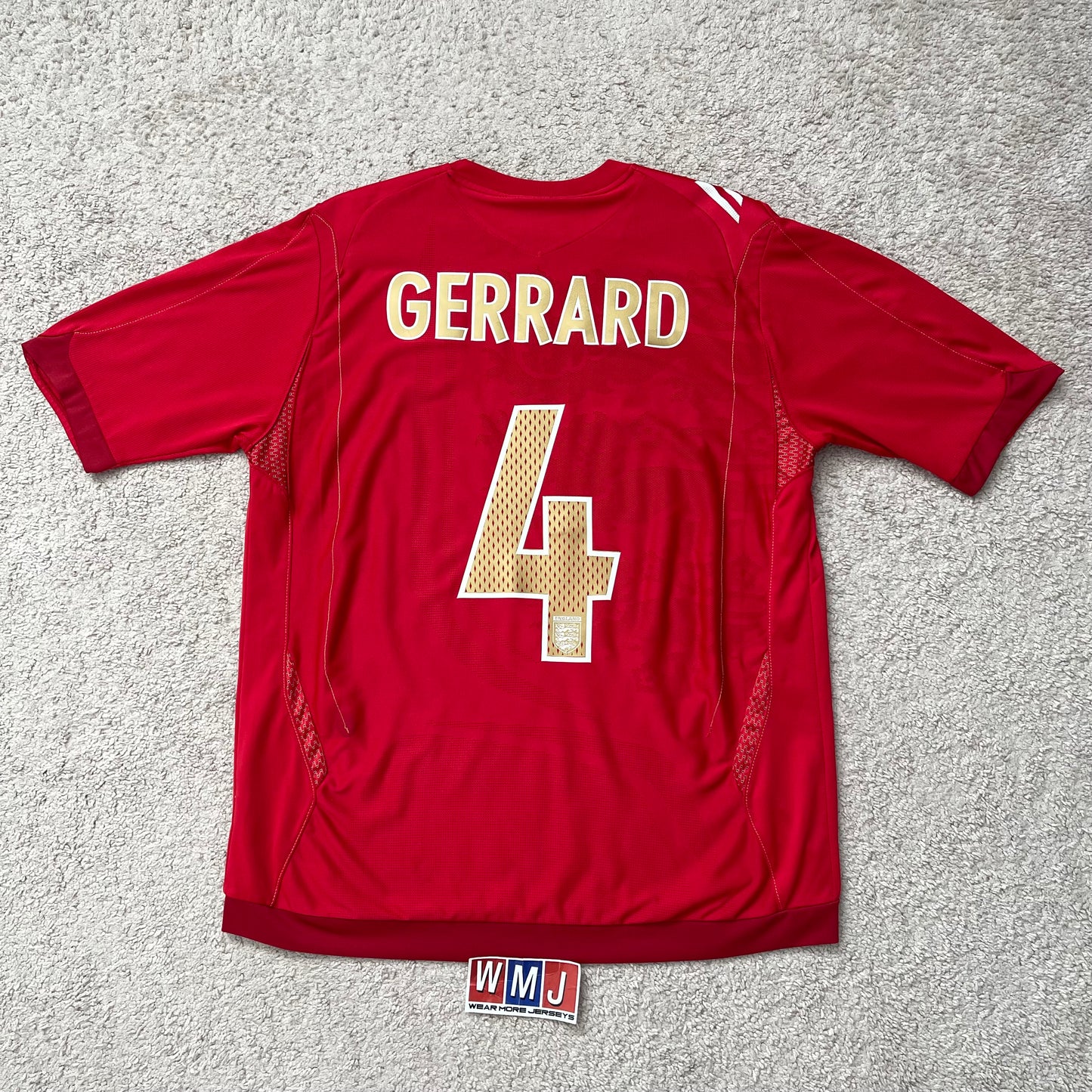 England 2006 World Cup away x Steven Gerrard #4 (L)