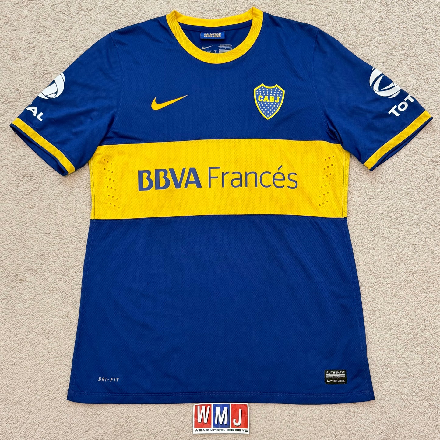 Boca Juniors 2013/14 PLAYER VERSION home x Juan Roman Riquelme #10 (L)