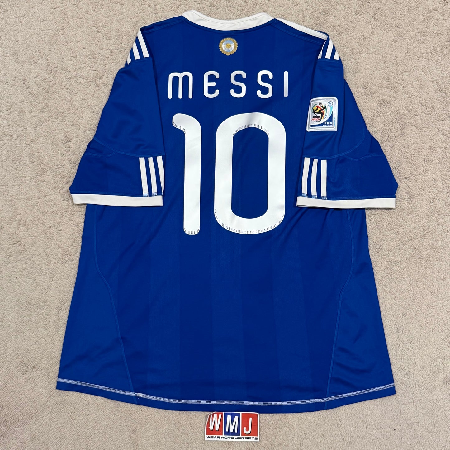 Argentina 2010 World Cup away x Messi #10 (XL)