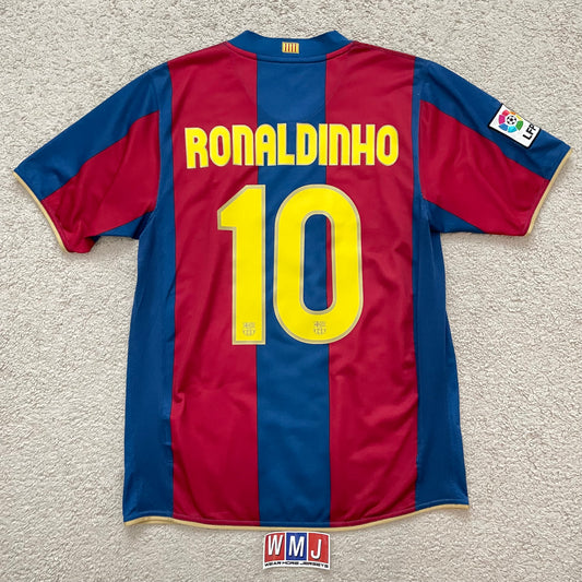 Barcelona 2007/08 home x Ronaldinho #10 (M)
