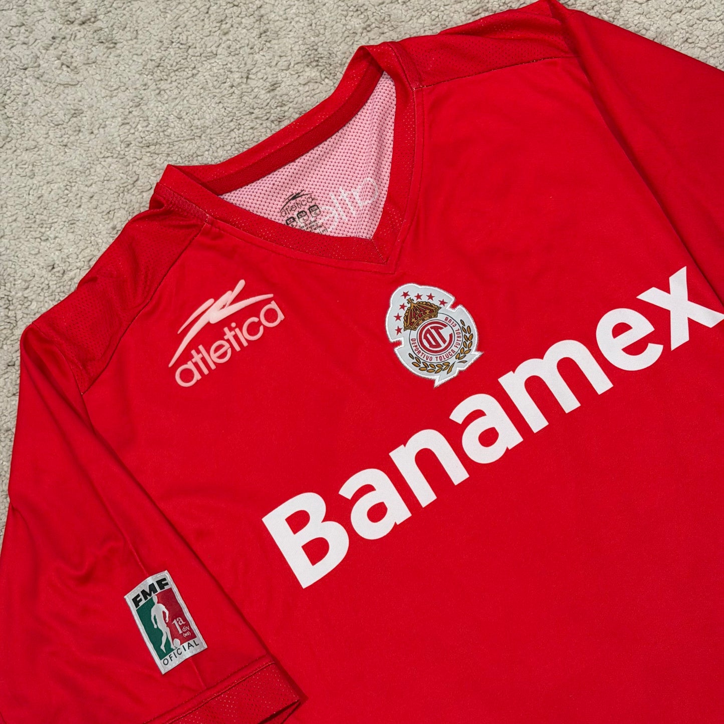 Toluca 2005/06 home x Rodrigo 'El Rengo' Diaz #7 (L)