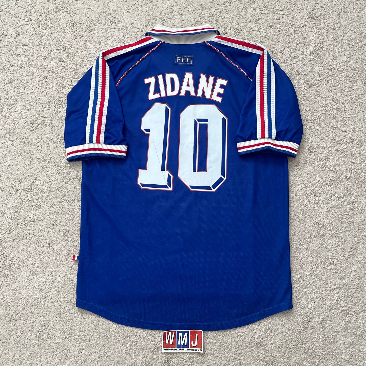 France 1998 World Cup home x Zinedine Zidane #10 (M)