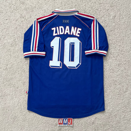 France 1998 World Cup home x Zinedine Zidane #10 (M)