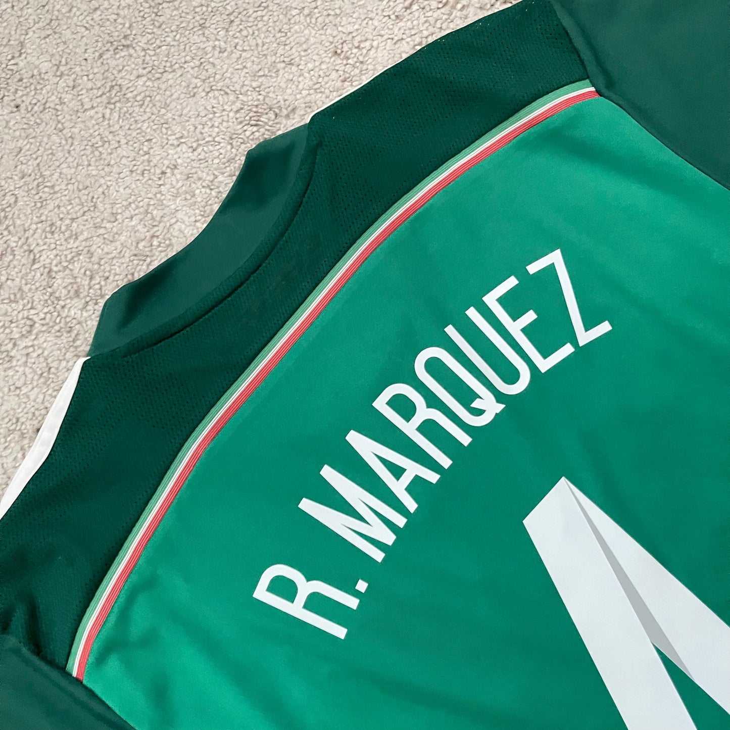 Mexico 2014 World Cup home LONG SLEEVES x Rafa Marquez #4 (M)