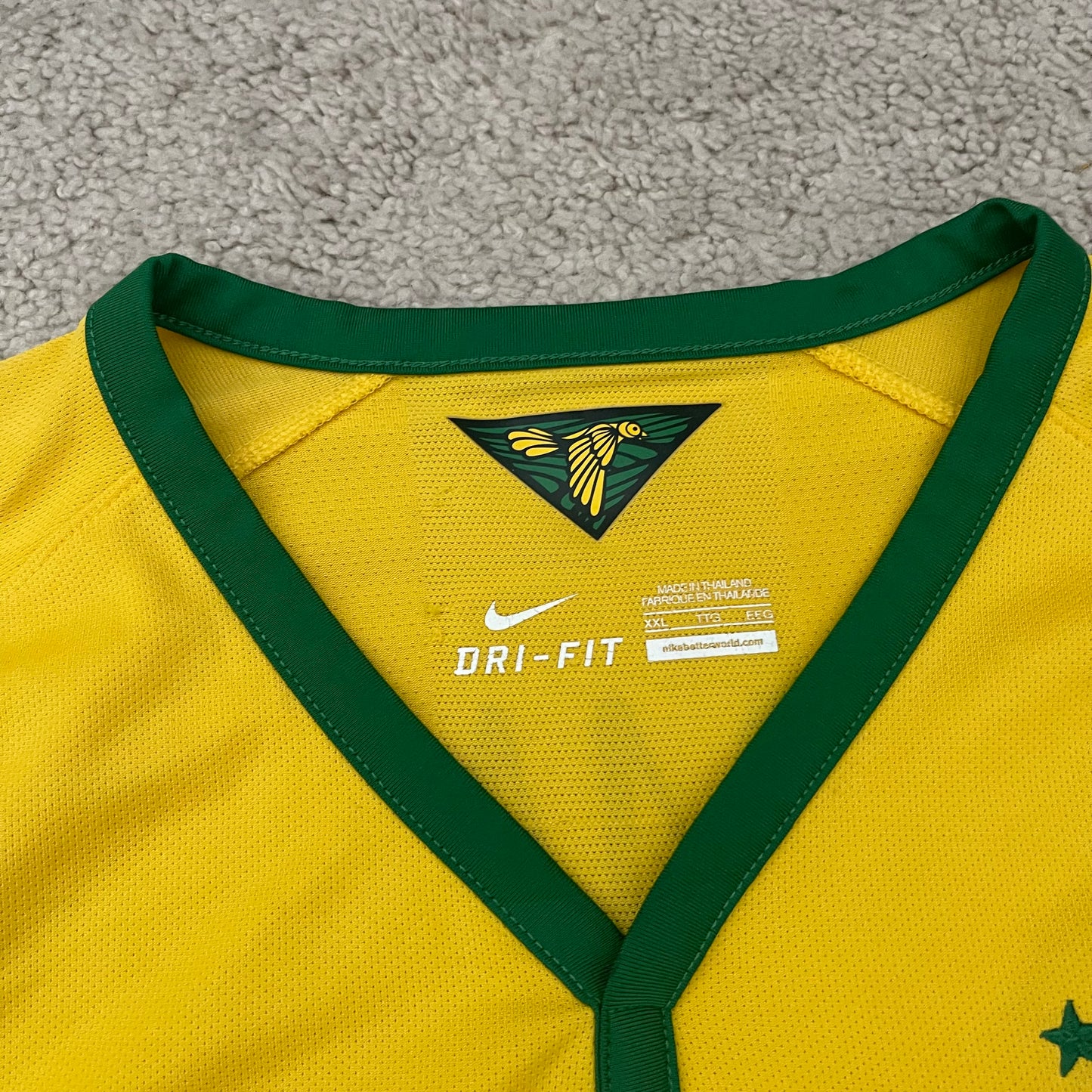 Brazil 2014 World Cup home PLAYER VERSION x Neymar Jr #10 (XXL)