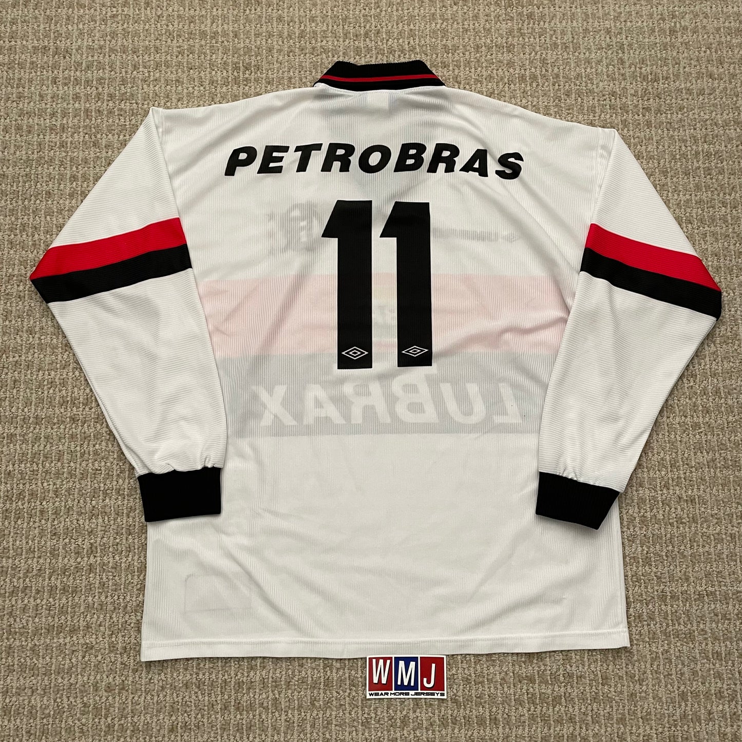 Flamengo 1999/2000 away LONG SLEEVES x Romario #11 (XXL)