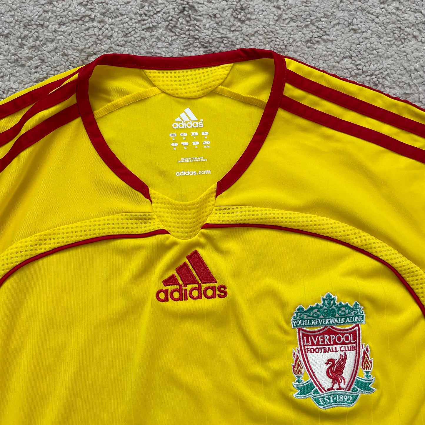Liverpool 2006/07 away x Xabi Alonso #14 (M)